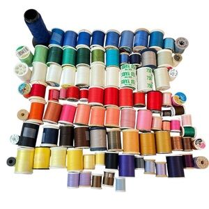 Thread Lot of 95 Vintage and Modern Coats & Clarks Lily Talon JP Coats and More